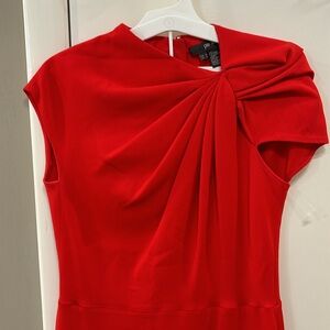 per se red cocktail dress